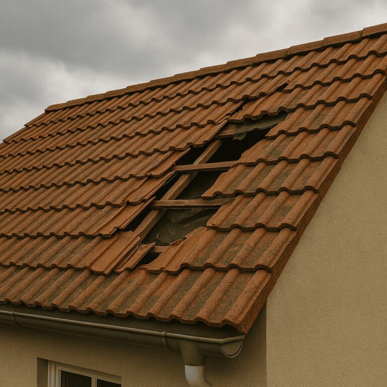Dachreperatur-vorher